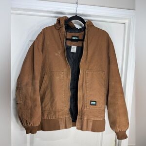 Key insulated duck work jacket Brown canvas size M
